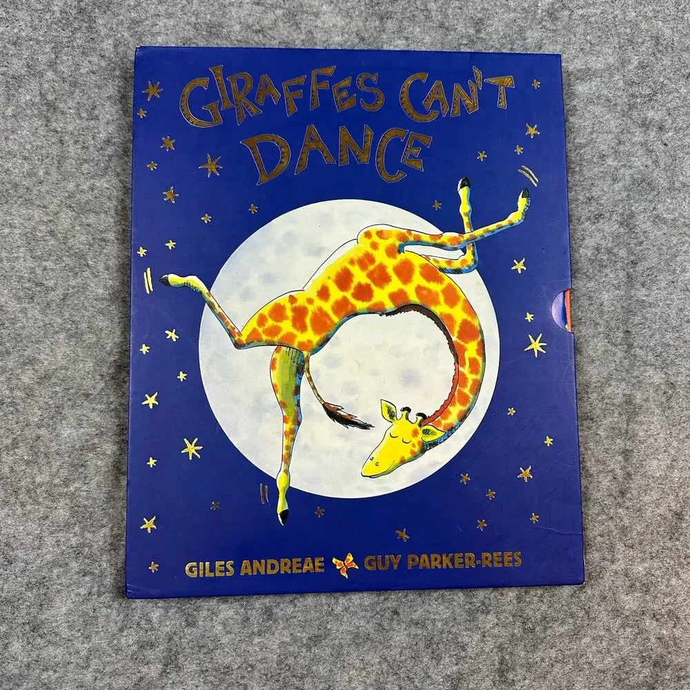 Giraffes Can't Dance Andreae Rees AUTOGRAPHED SIGNED Boxed Hardcover Deluxe Set